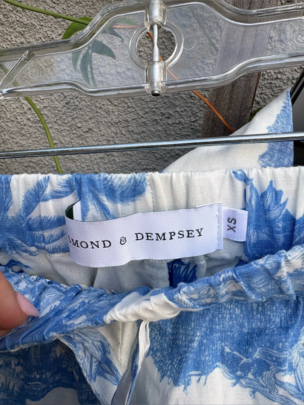 Desmond and Dempsey SHORT SLEEVE PYJAMA SET LOXODONTA BLUE New with Tags! - Picture 8 of 12